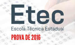 Read more about the article Prova da Etec de 2016